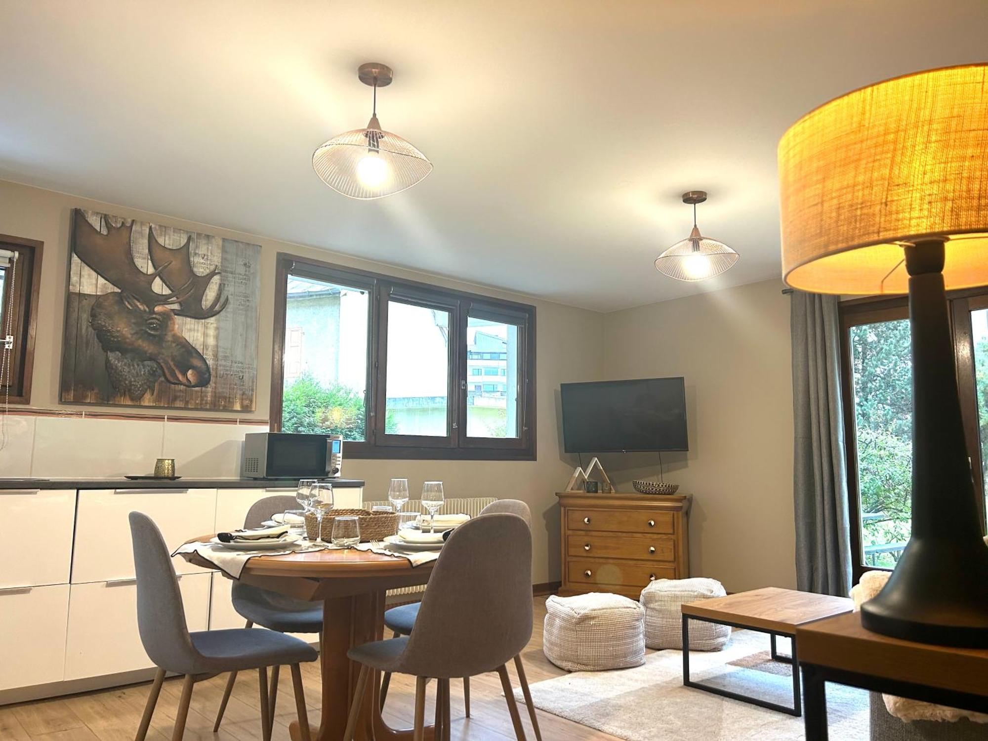 Appartement Style Chalet Avec Grande Terrasse Et Parking Prive Chamonix Exteriér fotografie